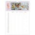 A3 Familieplanleggere — Fargerik kalender Familie på 4 [April]