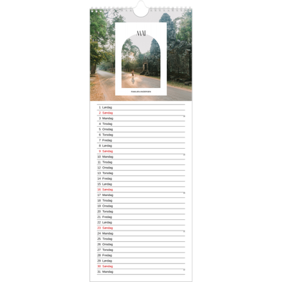 Fotokalender smal  — Den åpne buen [Mai]