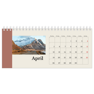Bordkalendere — Verdens severdigheter [April]