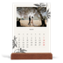 Bordkalender med trestativ - Stående — Blekk & blomst [Mars]