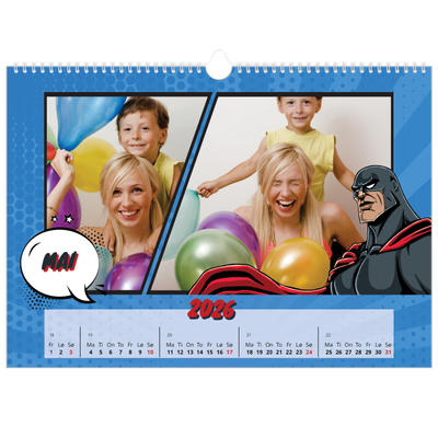 Fotokalender A3 — Tegneserie [kalender-forside]