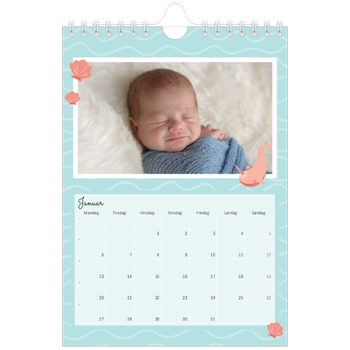 Fotokalender A5 — Søte dyr