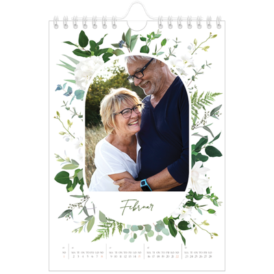 Fotokalender A5 — Klassiske blomster [Februar]