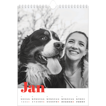Fotokalender A4 — Et fantastisk år