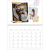 Fotokalender A4 dobbel (30 x 40 cm) — Scrapbook stil [Mars]