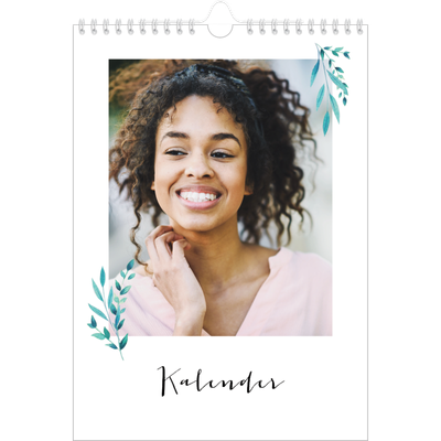 Fotokalender A4 (20 x 30 cm) — Blomsterillustrasjoner [kalender-forside]