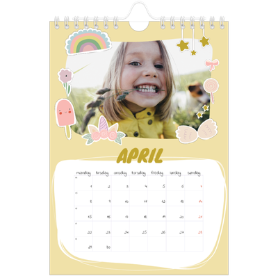 Fotokalender A5 — Magisk regnbue [April]