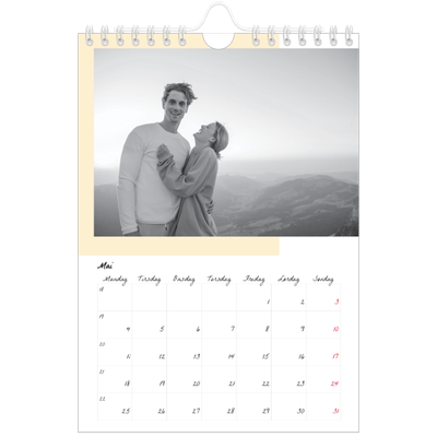 Fotokalender A5 — Fargerike rammer [kalender-forside]