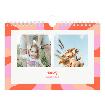 Fotokalender A5 — Lek med mønster [kalender-forside]