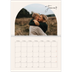 Fotokalender A4 dobbel (30 x 40 cm) — Buet bilderamme [Januar]