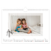 Fotokalender A4 — Transparente rammer [April]