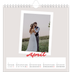 Månedskalender kvadratisk — Signert trykk [April]