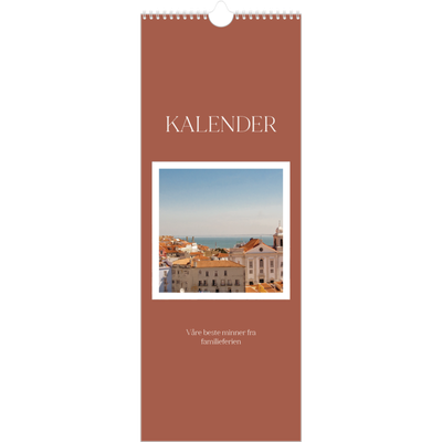 Fotokalender smal  — Klassiske farger [kalender-forside]