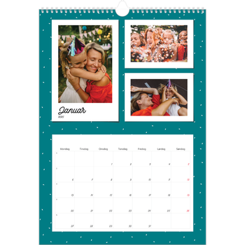 Fotokalender A3 — Fargerike minner