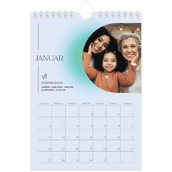 Fotokalender A5 — Astrologi gradient