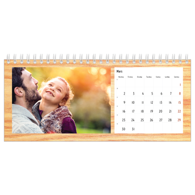 Bordkalendere — Paneler i tre [Mars]