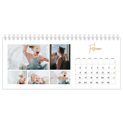 Bordkalendere — Håndskrevet måned [Februar]