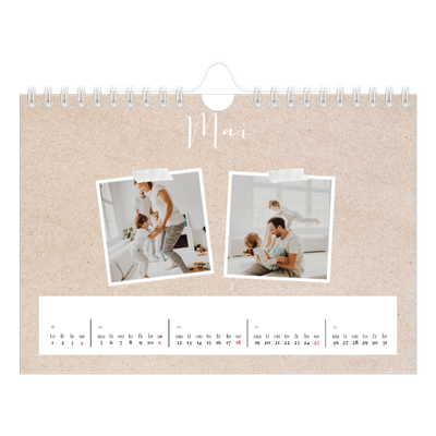 Fotokalender A5 — Scrapbook kalender [kalender-forside]