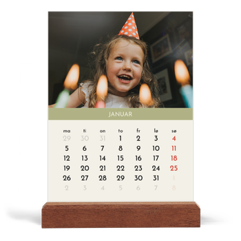 Bordkalender med trestativ - Stående — Pastellkapitler