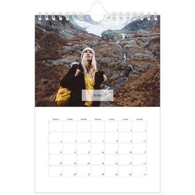 Fotokalender A5 — Klassisk kalender [Mars]