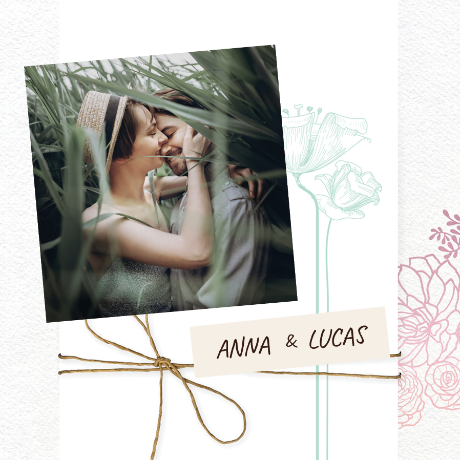 Invitasjoner — Blomsterpapir