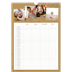 A3 Familieplanleggere — Jordnært design - Familie på 4 [kalender-forside]