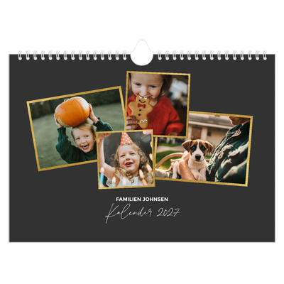 Fotokalender A4 — Gode minner [kalender-forside]