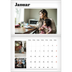 Fotokalender A4 dobbel (30 x 40 cm) — Avisstil [Januar]