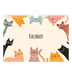 Fotokalender A5 — Kattepoter og kruseduller [kalender-forside]