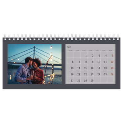 Bordkalendere — Stilrene farger [April]