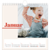 Månedskalender kvadratisk — Kalender 90-talls stil [Januar]