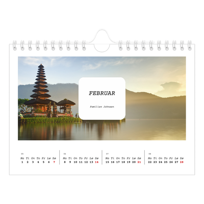 Fotokalender A5 — Den fulle historien [Februar]