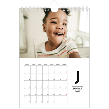 Fotokalender A5 — Bokstav i fokus