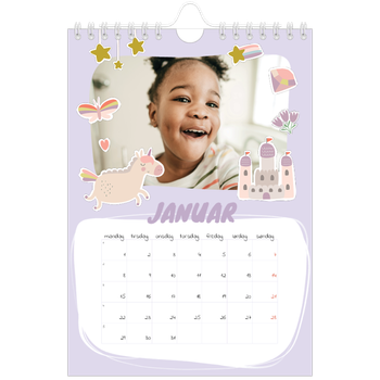 Fotokalender A5 — Magisk regnbue