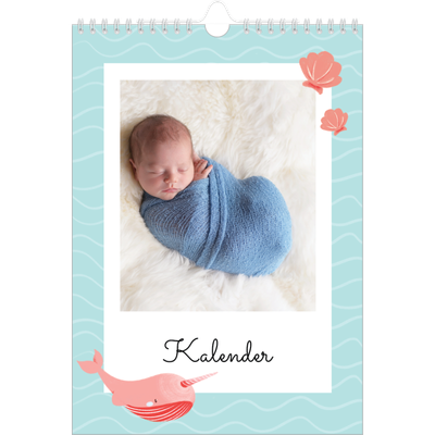 Fotokalender A4 (20 x 30 cm) — Søte dyr [kalender-forside]
