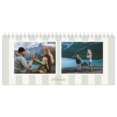 Bordkalendere — Skrift og striper [kalender-forside]