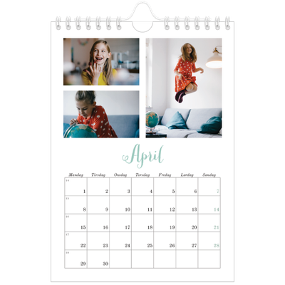 Fotokalender A5 — Hallo verden [April]