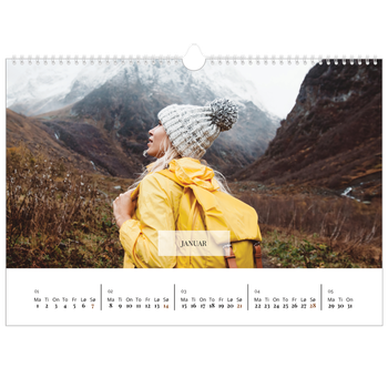 Fotokalender A3 — Klassisk kalender