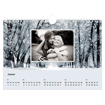 Fotokalender A4 — Fire årstider