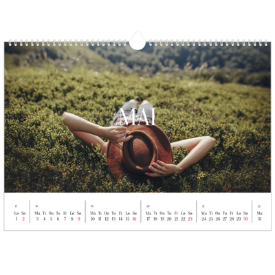 Fotokalender A3 — Endeløs flukt [Mai]