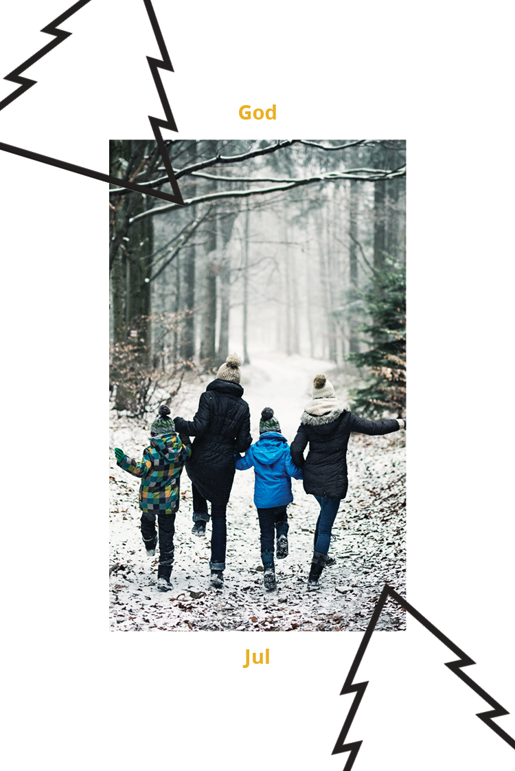 Fotokort — To trær