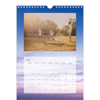 Fotokalender A4 (20 x 30 cm) — Skyer [kalender-forside]