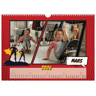 Fotokalender A3 — Tegneserie [Mars]