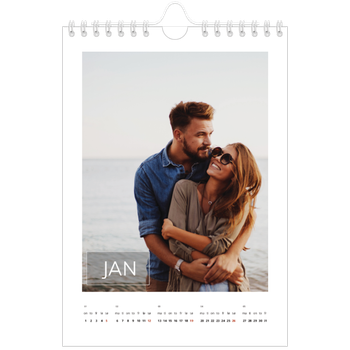 Fotokalender A5 — Överlägg för datumruta