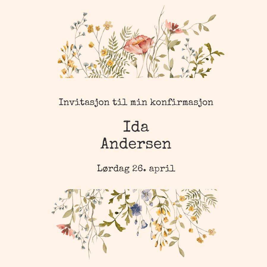 Invitasjoner — Hemmelig hage