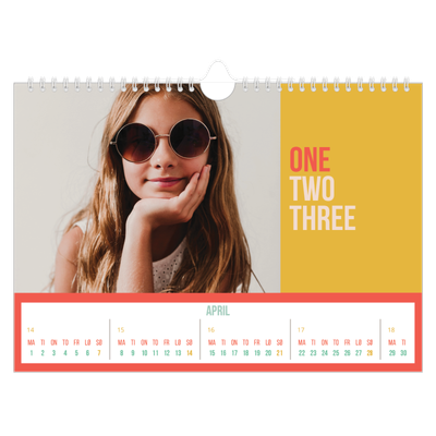 Fotokalender A4 — Lyst og vakkert [April]