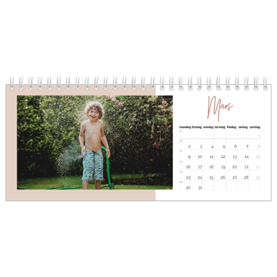 Bordkalendere — Kalender i jordfarger [Mars]