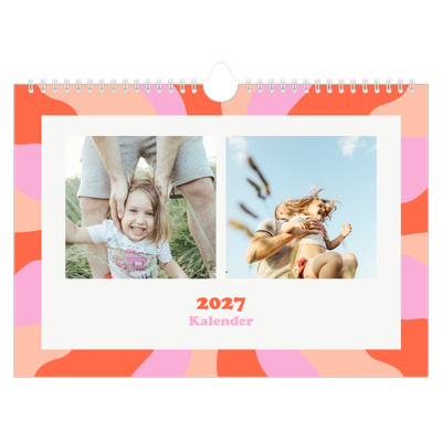 Fotokalender A4 — Lek med mønster [kalender-forside]