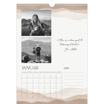 Fotokalender A3 — Velvære-sitater