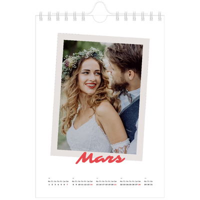 Fotokalender A5 — Signert trykk [Mars]